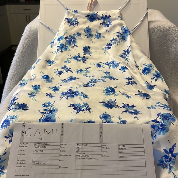 CAMI NYC || CHARLIE TANK NWT & BOX || Limited Edition Azure Print - Picture 8 of 13